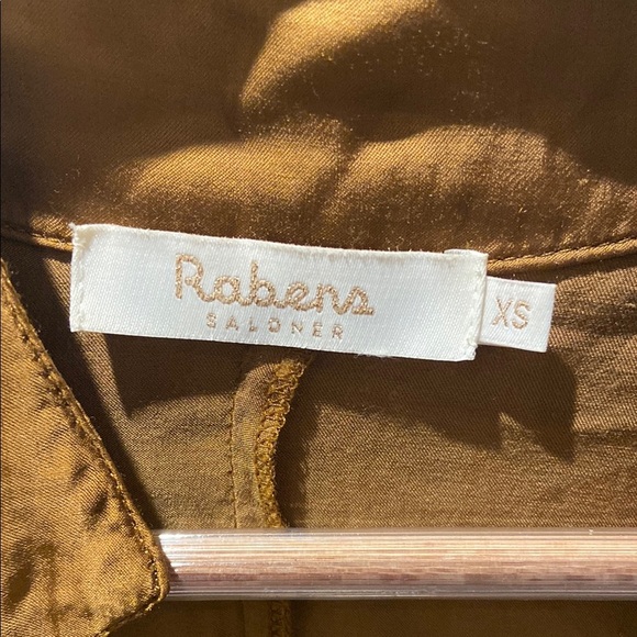 Gold and Burgundy Ombre Long Coat - Picture 3 of 4